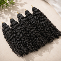 Fournisseur en gros de cheveux humains : Extensions de cheveux humains bouclés au crochet 100% pré-bouclés, sans perte, origine Vietnamienne et Birmane