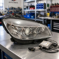 Ensemble de phares au xénon démontés D1R pour Mercedes Benz Classe C W204 2007-2011, paire gauche et droite, lentille transparente, avec 3 mois de garantie