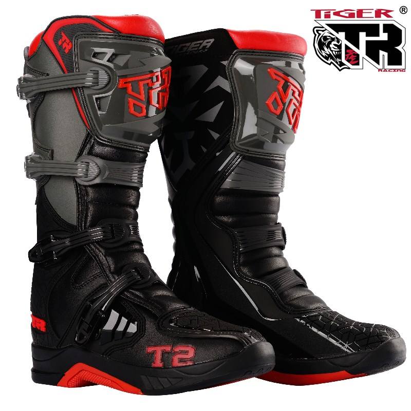 Men's Microfiber Leather Motorcycle Boots Shoes Moto Boots ODM