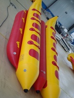 Conception populaire 15.2ft PVC géant gonflable mer banane bateau 8 personne banane ponton à vendre