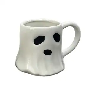 Хэллоуин праздник подгонять призрак формы керамическая кружка кофе