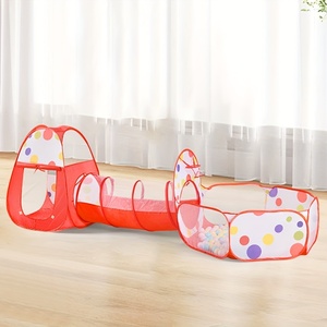 Tente de jeu pour enfants à pois, 3 pièces, pour l'extérieur, les bébés, les garçons, les filles, les princesses, château pop-up, tentes de jeu intérieures, maison de jeu pour enfants - Product Image 6