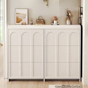 <span class=keywords><strong>Meuble</strong></span> à <span class=keywords><strong>chaussures</strong></span> ultra-fin de style crème pour la maison, <span class=keywords><strong>meuble</strong></span> de rangement intégré pour l'entrée, <span class=keywords><strong>petit</strong></span> appartement, nouveauté 2024 - Product Image 3