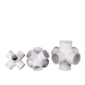 อุปกรณ์ข้อต่อท่อน้ำพีวีซี 20-50 มม. ตัวเชื่อมต่อหกทางสำหรับอุปกรณ์เสริมระบบจ่ายน้ำในโรงงาน - Product Image 1