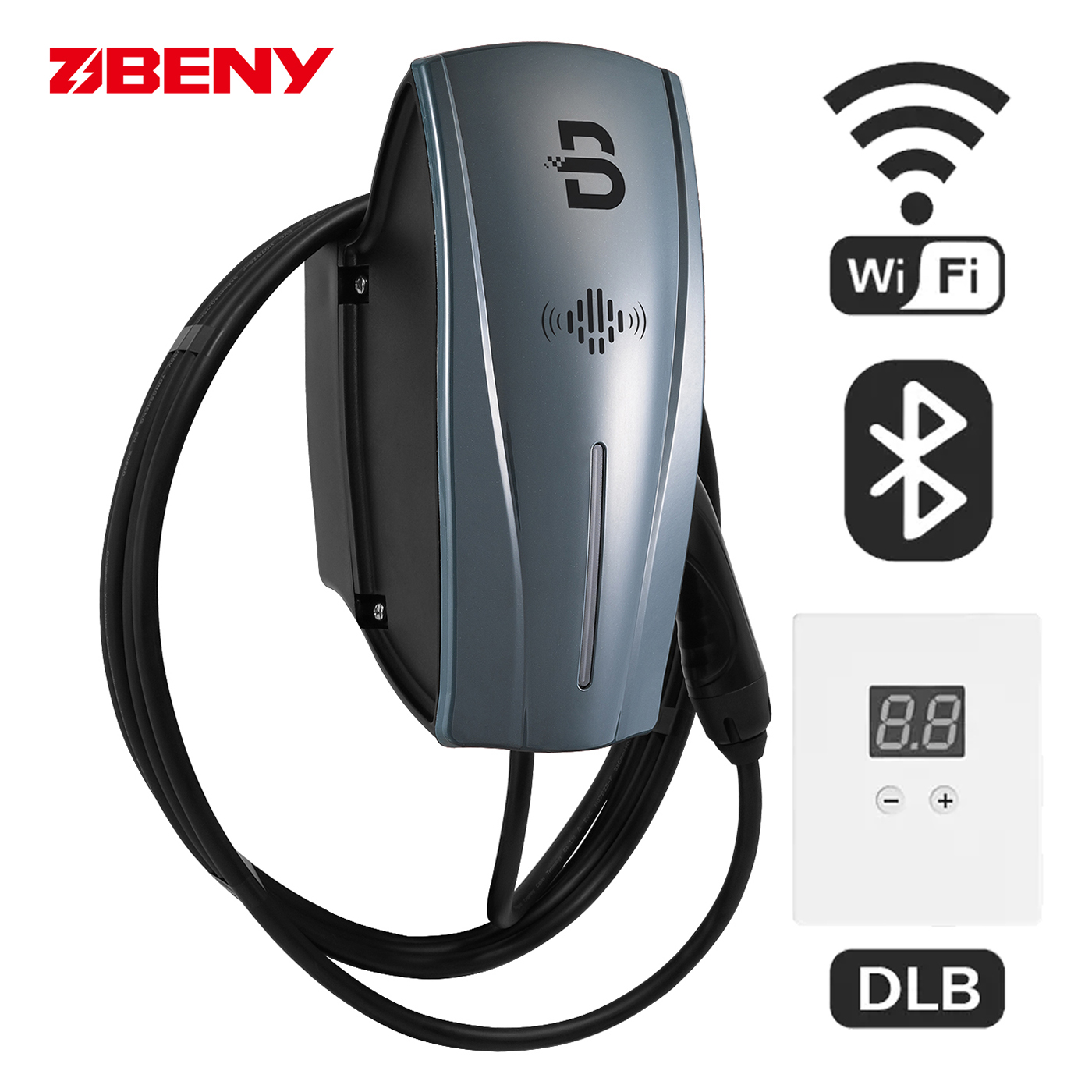 BENY AC автомобильные настенные зарядные станции 22 кВт зарядная станция для электромобилей 22 кВт WallBox с DLB