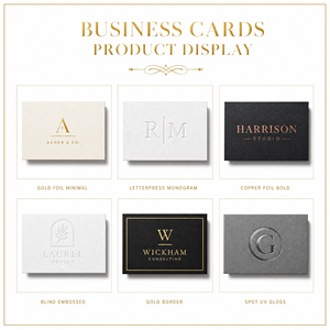 Cartes de visite personnalisées, papier cartonné laminé 300 g/m², impression offset recto-verso. Taille/couleur/logo/texte/code QR personnalisables. - Product Image 5