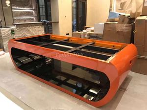 Mesas de <span class=keywords><strong>billar</strong></span> móviles de pie profesional, <span class=keywords><strong>juegos</strong></span> de mesa de <span class=keywords><strong>billar</strong></span> de lujo de mármol dorado de <span class=keywords><strong>9</strong></span> pies para adultos - Product Image 2