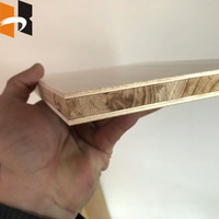 Tablero de bloque laminado con núcleo de madera Falcata Paulownia de 18mm 19mm 30mm 45mm