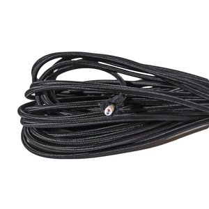 Cable Eléctrico Recubierto de Tela Negra 2X0.75mm2, Cable de Alimentación de 1 Metro SKU-3778 - Product Image 2