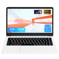 Ordinateur portable professionnel de haute qualité, nouveau, 14,1 pouces, Intel N95, processeur quadricœur 1,7 GHz, SSD 1 To, écran FHD 1080p IPS, graphismes UHD anglais, Windows 11