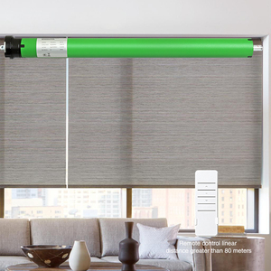 KYOK 45mm Modern Sensor Waterproof Tubular Motor <b>Curtain</b>-3-Wire AC/DC Built-in Remote Electronic Limit Obstacle Rebound - Product Image 3