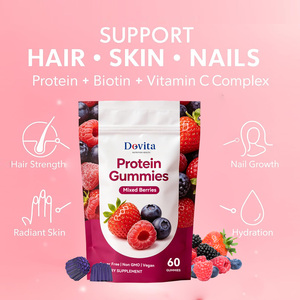 Gummies de protéines de lactosérum OEM USA Factory 12g BCAA Glutamine pour la récupération musculaire post-entraînement, énergie, sans sucre, sans OGM, GMP, sans gluten - Product Image 3