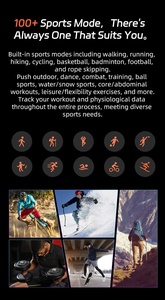 1.85" HD Screen Smart <b>Watch</b> Heart Rate Blood SpO2 Monitor Fitness Tracker IP68 Waterproof Call Smartwatch - Product Image 5