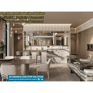 George Group, Solución Integral de Diseño Personalizado para Toda la Casa, Proyecto de Hotel Villa de Lujo, Renderizado 3D, Servicio de Diseño de Interiores para el Hogar - Product Image 2