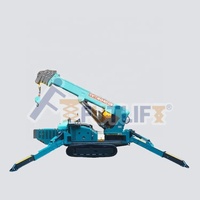 Nouvelle grue araignée hydraulique chinoise de 3 tonnes pour travaux extérieurs, avec câble en acier, pour usage domestique, restaurants, hôtels et commerce de détail