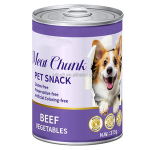 מפעל מזון רטוב משומר OEM/ODM ישירות מהיצרן, מגוון טעמים של חטיפי כלבים, מוצרי מזון משומר לחיות מחמד - Product Image 5