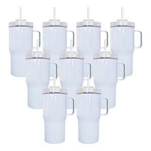 Gobelet isotherme en métal de 20 oz, tasse de voyage pour café, isolé sous vide avec poignée métallique pour impression par transfert thermique, double paroi - Product Image 2
