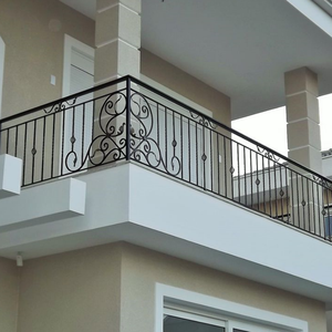 Clôture de protection en fer forgé pour balcon et terrasse de villa, barrière antivol pour fenêtres, portes et fenêtres en fer, auvent en arc - Product Image 3