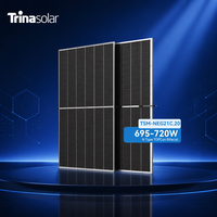Panneau solaire haute efficacité 695W 700W 705W 710W 715W 720W Trina Solar Vertex N N-type I-TOPCon Mono Module pour toiture commerciale