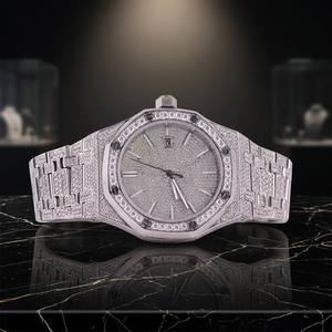 Reloj de Lujo Automático de Cuarzo con Diseño de Corazón Abierto, Esfera de Cristal y Manecillas de Acero Inoxidable - Product Image 3