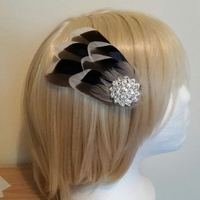 Plumes naturelles DIY pour chapeaux, accessoires de coiffure, pinces à cheveux, bandeaux, fascinators, fleurs et décorations de mariage