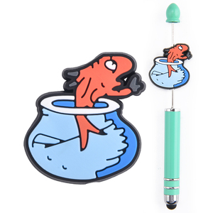 Cuentas de Silicona Personalizadas con Diseño de Equipo Deportivo para la Fabricación de Bolígrafos, Cuentas de Diseño Nuevo - Product Image 5