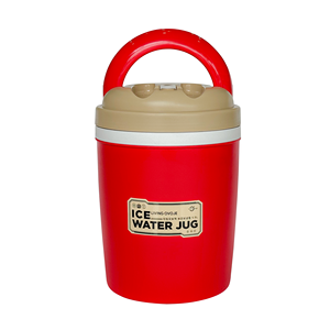 Glacière portable isolée LIVING OVOUE rouge ronde en PP de 5,5 L pour le camping en plein air - Product Image 3