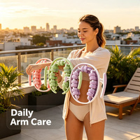 Rodillo de Masaje Manual para Piernas, para Hombres y Mujeres Adultos, con Clip Circular, Alivio de Meridianos de Pantorrilla, Equipo Deportivo para Adelgazar y Cuidado de los Pies