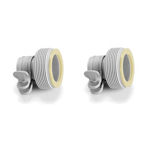 Adaptateur de filtre de piscine gris personnalisé - Paire de raccords à serrage pour grands systèmes de filtration - Raccord de <span class=keywords><strong>tuyau</strong></span> en PVC - Product Image 2