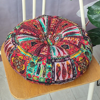 Böhmisches Gewebtes 100% Polyester Umweltfreundliches Abstraktes Gemälde Kürbis-Kissen für Outdoor-Wohnbereich Sofa-Rückenlehne Abnehmbar Waschbar