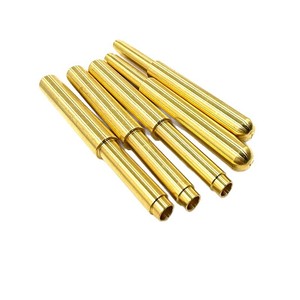 Ejes de latón mecanizados por CNC, piezas de acabado de precisión personalizadas para uso industrial - Product Image 1
