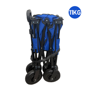 Carrello Pieghevole Ecologico OEM con Ruote in Schiuma Solida da 8,5 Pollici per Campeggio, Pesca e Uso Esterno - Product Image 3