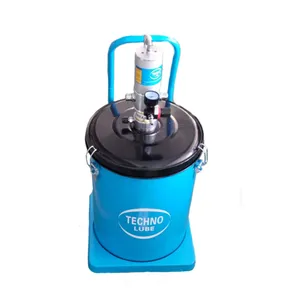 50:1 High Pressure 35L Pneumatic Grease Pump Air Operated Bucket Grease Pump with wheel Hose nozzle