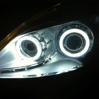 DC 12V Auto Round Styling LED Phares Décoratifs Accessoires De Lumière De Voiture Drl Lumières