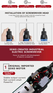 <span class=keywords><strong>Destornillador</strong></span> OUSHEN OS-800 Motor de cepillo económico DC <span class=keywords><strong>Destornillador</strong></span> eléctrico Seiko semiautomático - Product Image 6