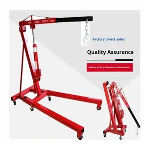 Grúa elevadora hidráulica manual de 2t tipo exportación, plegable, de un solo brazo, para coches pequeños, máquina de elevación manual. - Product Image 2