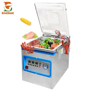 DZ-260 DZ400 Factory Wholesale Price Commercial Semi Auto Mini Desktop Sealer Vacuum Packaging Machine for Food Rice Meat Fish - Product Image 1