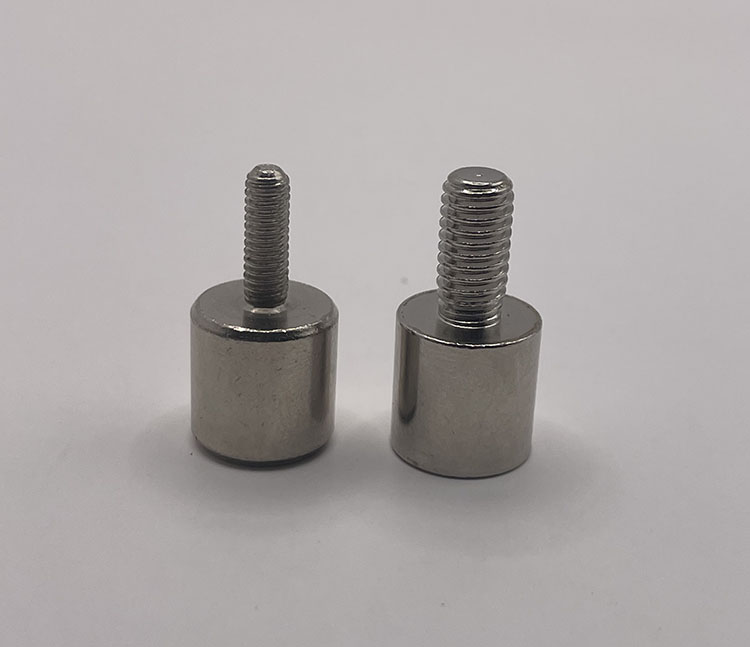 2 Adattatori Filettati 1/4 Maschio-Maschio Per Fotocamera E Microfono - Lega Alluminio