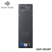 Module d'enceinte active 1000W+400W avec amplificateur de puissance pour subwoofer, fonction Bluetooth et USB