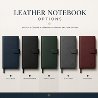 Cuaderno de Viaje de Cuero Personalizado Vintage, Diario Térmico Recargable con Páginas de Papel y Correa para Viajar y Escribir, Venta al Por Mayor