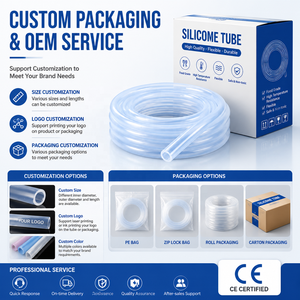 Tube en silicone transparent de qualité alimentaire avec un diamètre intérieur de 1 à 10 mm, tube médical flexible utilisé pour le transport de boissons - Product Image 6