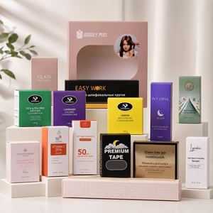 Cajas de Embalaje de Cosméticos y Productos para el Cuidado de la Piel con Diseño Personalizado, Ecológicas, de Lujo, con Logotipo a Todo Color, Impresión de Cajas de Papel para Productos al por Mayor - Product Image 1