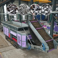 MSTD670 Broyeur mobile sur chenilles pour déchets volumineux, déchets ménagers, ferraille, aluminium, acier et blocs moteur