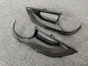 Marco de luz trasera de parachoques trasero de fibra de carbono verdadero para Ferrari 488 GTB/Spide kit de carrocería Borde de parachoques delantero difusor trasero faldones laterales - Product Image 4