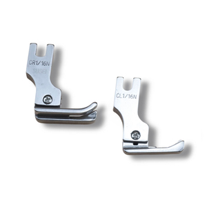 CR1/16N CR1/32N CL1/16N CL1/32N macchina da cucire industriale <span class=keywords><strong>destra</strong></span> sinistra pressa di compensazione piedino fatto da acciaio punto di blocco Standard - Product Image 5