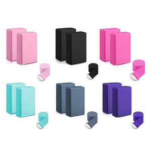 Bloques de <span class=keywords><strong>Yoga</strong></span> de Espuma EVA para Estiramiento de Piernas, Ejercicio Antiestrés, Equipo Auxiliar de <span class=keywords><strong>Yoga</strong></span> - Product Image 1