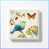 Sous-verres carrés classiques en céramique, écologiques, antidérapants, résistants à la chaleur, vierges pour sublimation, impression personnalisée en gros pour restaurants