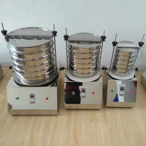 Qianzhen Diámetro 200mm máquina de tamizado laboratorio todo Acero inoxidable laboratorio de prueba tamiz agitador para carbonato de calcio tamiz giratorio