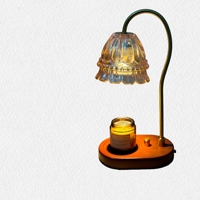 Lampe chauffe-bougie électrique simple pour aromathérapie avec télécommande, minuterie et variateur d'intensité, écologique, pour la fonte de cire dans la chambre à coucher