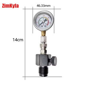 Best Scuba Cylinder Pressure Test Checker with Accurate 400Bar/6000Psi Gauge Easy to Read OEM Customized Support - Product Image 2